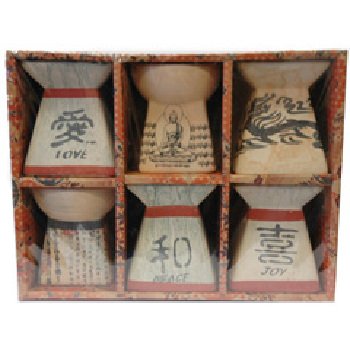 Wholesale FengShui Oil Burners Gift Set- 6 Pack