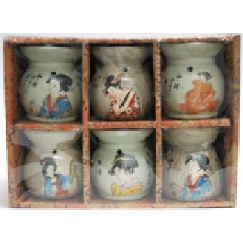 Wholesale FengShui Oil Burner Gift Set- 6 Pack