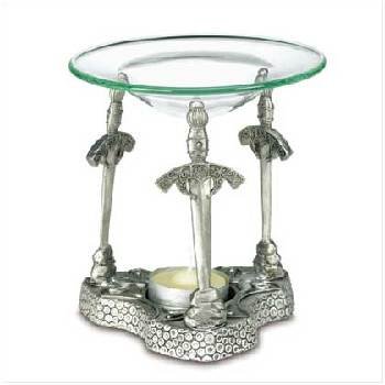 Wholesale Pewter Swords Oil Warmer