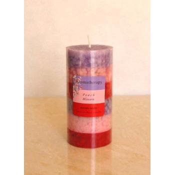 Wholesale Peach Blossom Pillar Candle