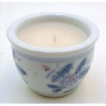 Wholesale Porcelain Votive With White Scented Candle