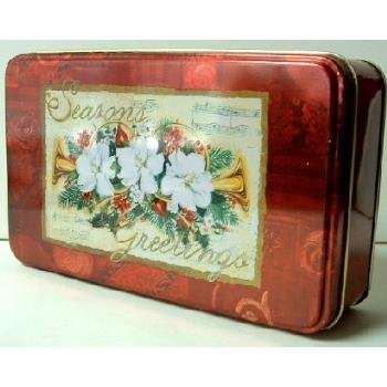 Wholesale Season Greeting Rectangle Tin