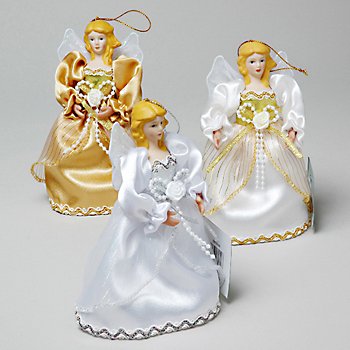Wholesale ANGEL ORN/TOPPER 6IN 3ASST