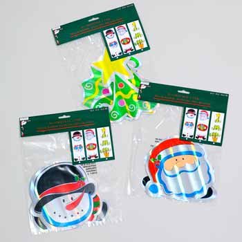 Wholesale Christmas Holographic 3 Tier Hanging Decor