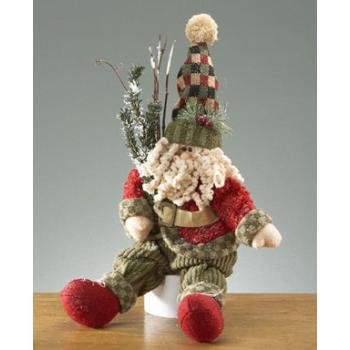 Wholesale Sitting Santa Figurine
