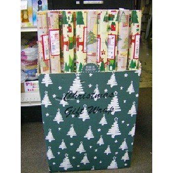 Wholesale Christmas Wrapping Paper, 50 Sq ft 6 Assorted