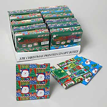 Wholesale Christmas Printed CD Gift Boxes