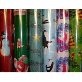 NEW! Wholesale Christmas Gift Wrapping Paper - 225 SQ. Ft. Rolls
