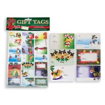 Wholesale 100 Holiday Gift Tags