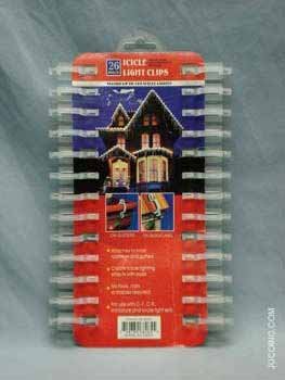 Wholesale 26 Pack Icicle Light Clips