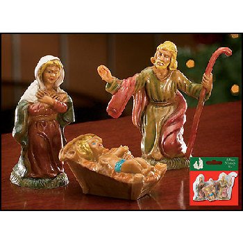 Wholesale 3 Piece Nativity Set 2.5"H