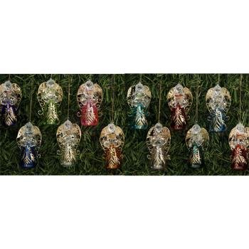 Wholesale 12 Month Glass Angel Ornaments