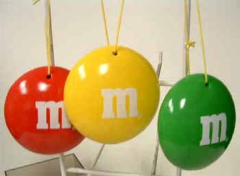 Wholesale M&M'S Character Ornaments Set/3
