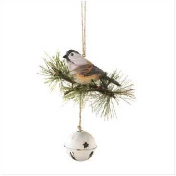 Wholesale Chickadee On Bell Door Ornament