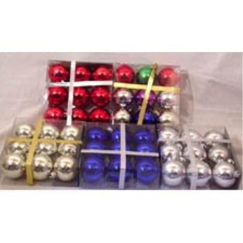 NEW! Wholesale 9pk Round Bulb Ornament Assortment