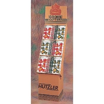 Wholesale "yule Cheer" Cookie Cutters Floor Display