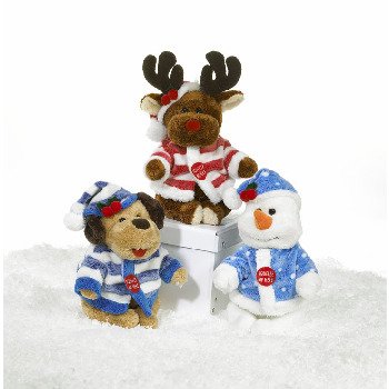 Wholesale 7" 3 ASSORTED XMAS MUSICAL FRIENDS
