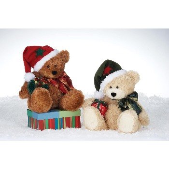 Wholesale 9" Beige & Brown Bears With 2 Assorted
