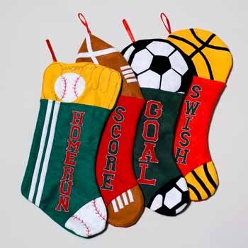 Wholesale Christmas Sports Stockings..HOT SELLER
