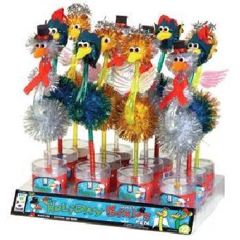 Wholesale Holiday Odd Ball Bird Pens