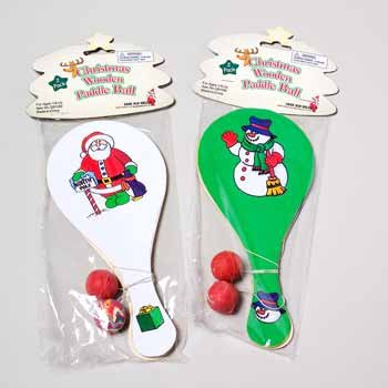 Wholesale Christmas Paddle Ball Games