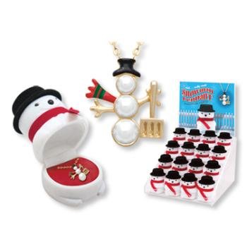 Wholesale Pearl Snowman Pendant
