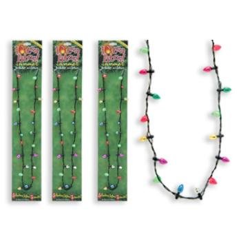 Wholesale Lotsa Lites Christmas Light-Up Necklace