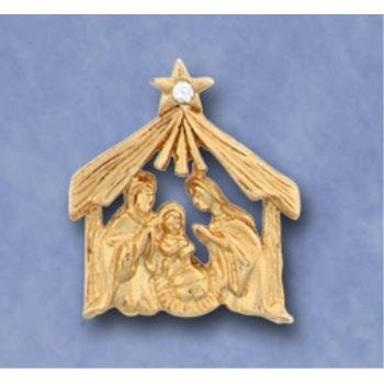 Wholesale Christmas Manger Scene Lapel or Hat Pins