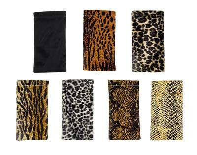 Wholesale Eyewear Cloth Pouch with Spring Closure