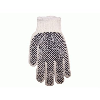 Wholesale Men's Bulk String Knit PVC Dotted Large Gloves