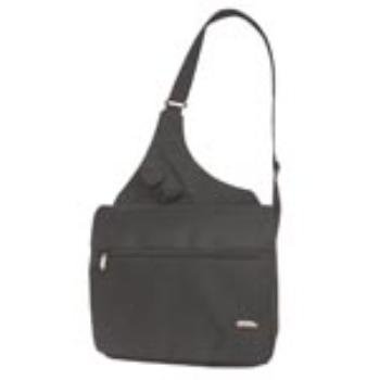 Wholesale Travelon Messenger Microfiber Bag - Black