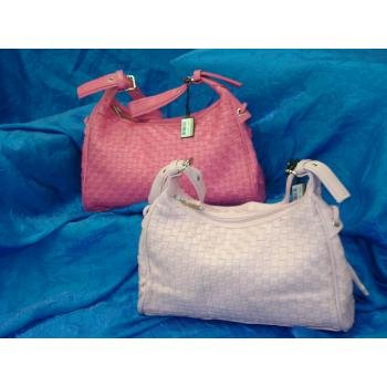 Wholesale Woven Leather Like Vinyl Hobo Bag