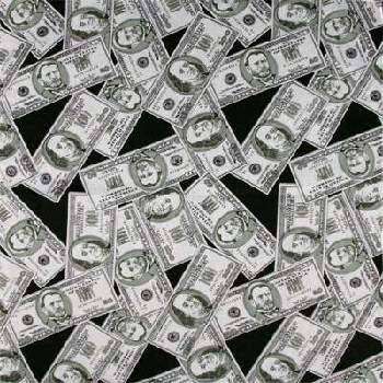 Wholesale Money Print Bandanas - Dozen Packed 22x22