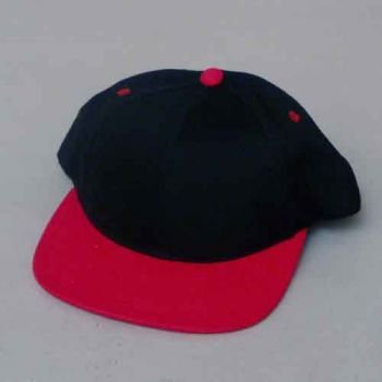 Wholesale BLACK/RED 6 PANEL CAP