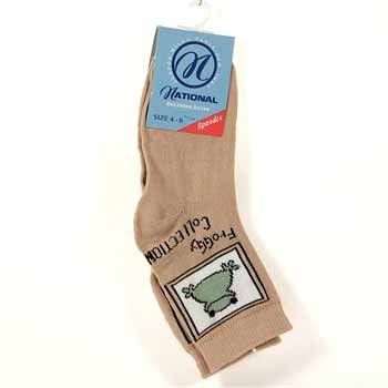 Wholesale Kids Sizes 4-6,6-8 Assorted Print Socks w/Spandex