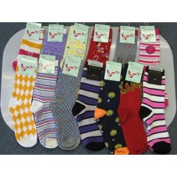 Wholesale Ladies' Computer Pattern Socks..HOT SELLER