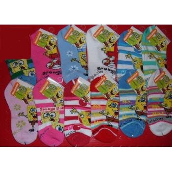 NEW! Wholesale Sponge Bob Ankle Socks