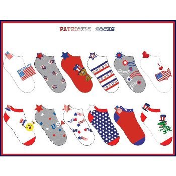 Wholesale Patriotic Socks