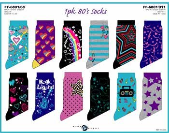 Wholesale Kid's 80's Socks