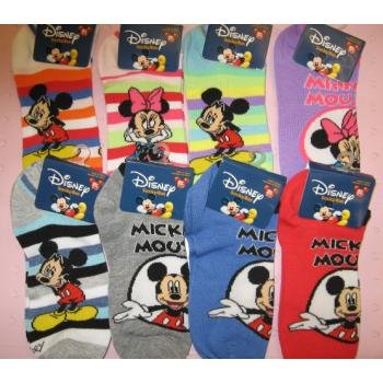 NEW! Wholesale Disney Mickey & Minnie Ankle Socks