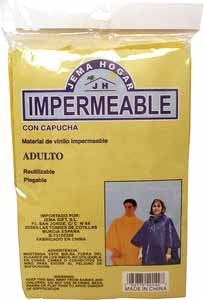 Wholesale 2 pack Adult Raincoat