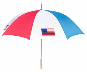 Wholesale RainWorthy 48" Automatic American Flag Umbrella