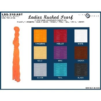 Wholesale Ladies Ruched Scarf
