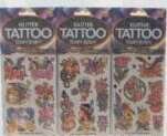 Wholesale Assorted Glitter Tattoos