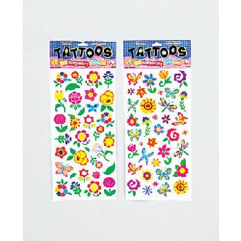 Wholesale Spring Floral Fun Tattoos