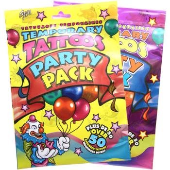 Wholesale Party Packs Temporary Tattoo
