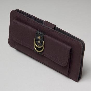NEW! Wholesale Cargo Black Canvas Checkbook Wallet
