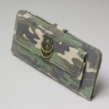 NEW! Wholesale Camo Canvas Checkbook Wallet
