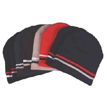 Wholesale Double Stripe Beanie Hat - Mixed Color Dozen HOT SELLER