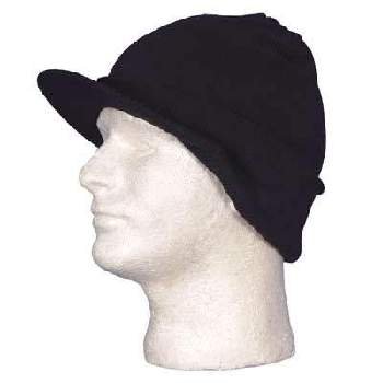 Wholesale Black Ski Hat Visor - Dozen Packed